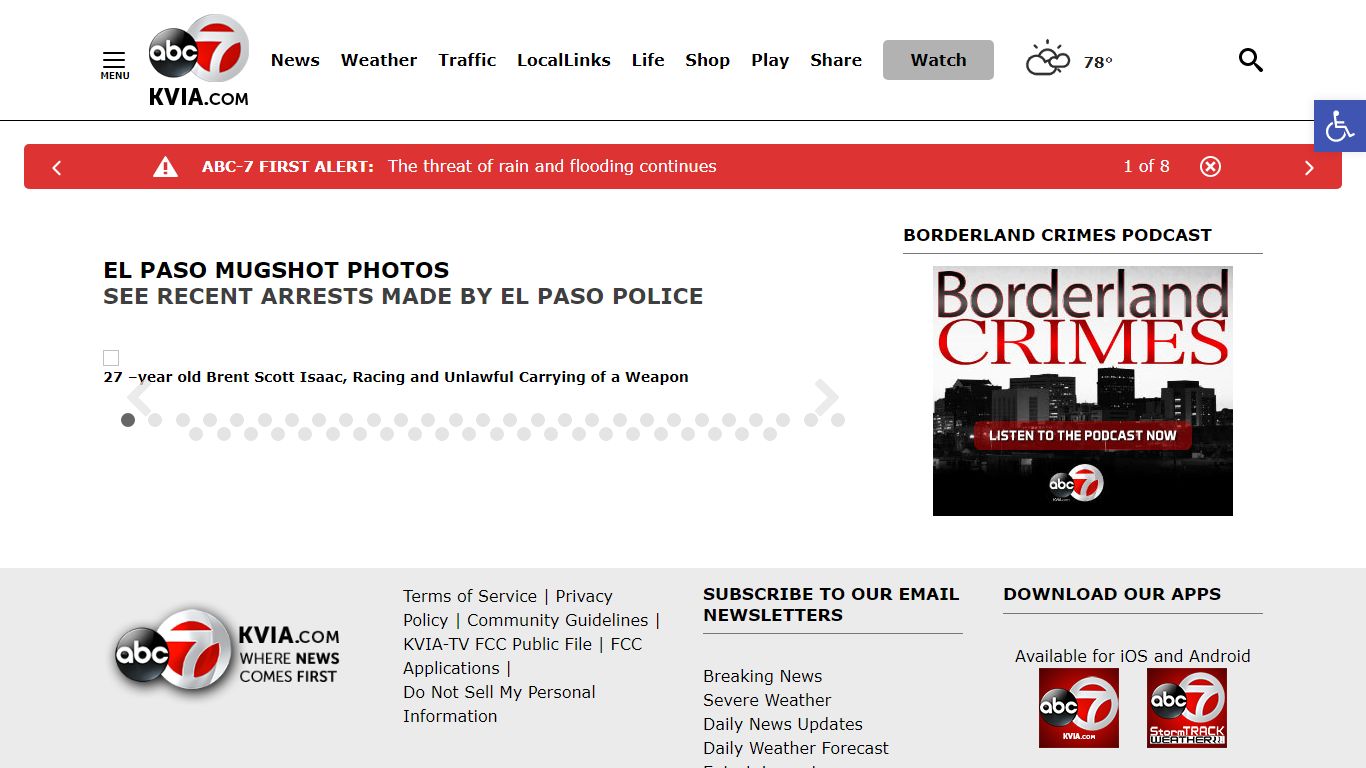 El Paso Mugshot Photos - KVIA